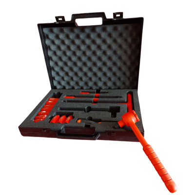 Coffret De Douilles Isolées 1000V Et Cliquet - 16 Pcs