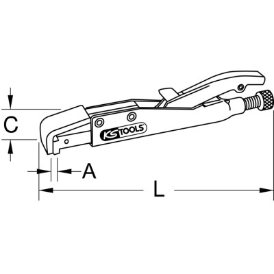 Pince Étau Pour Carrossier, 0-16 mm, Profils Plats