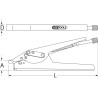Pince Pour Colliers Plastiques Capacité, 2,4 À 13 mm