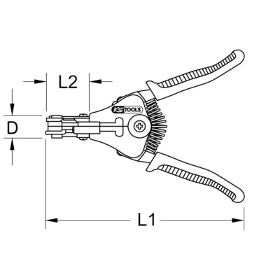 Pince À Dénuder Automatique Latérale, 170 mm - 0,5 - 2 mm