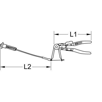 Pince Universelle Pour Collier Auto-Serrant Verrouillable 650 mm