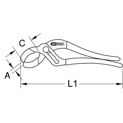 Pince À Siphon, L.225Mm