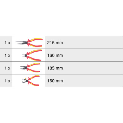 Jeu De 4 Pinces Isolées Ergotorque®