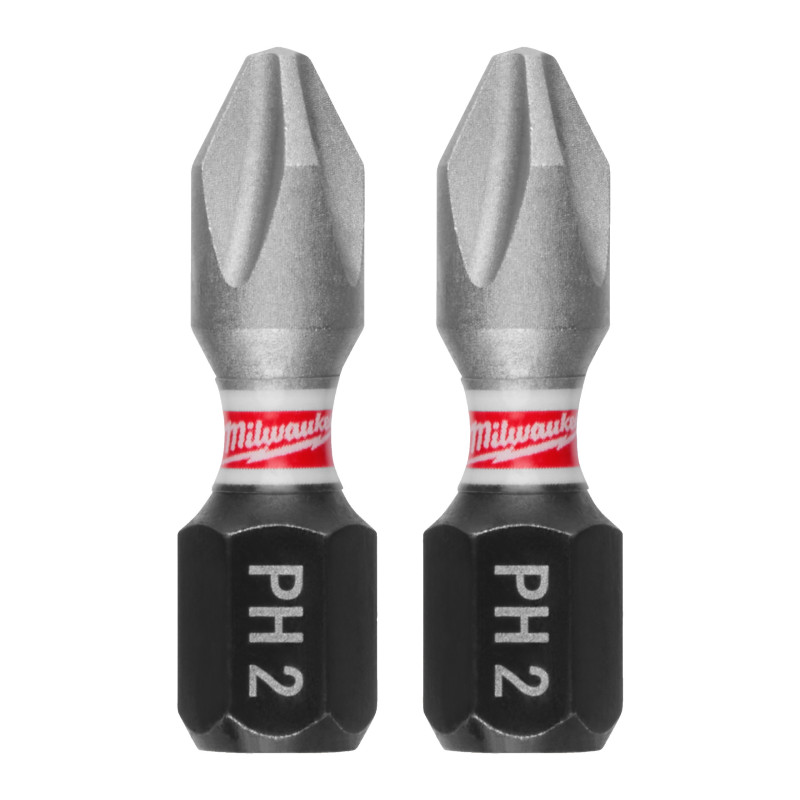 Boîte 25 Embouts Shockwave Ph2 25Mm-Milwaukee Consommable