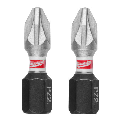 Boiîte 25 Embouts Pz2 Shockwave 25Mm-Milwaukee Consommable