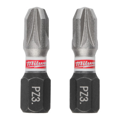 Boiîte 25 Embouts Pz3 Shockwave 25Mm-Milwaukee Consommable