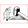 Jeu D'Outils Pour Démontage De Charnières De Porte, 4 Pièces