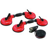 Jeu De Ventouses Double Pour Vitre Ou Pare-Brise Et Sangle