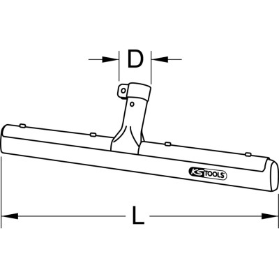 Raclette À Eau - Sans Manche - 750 mm
