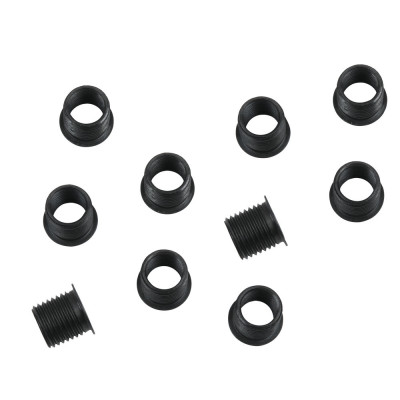 Lot De 10 Inserts Taraudés L.17,5 mm, Taraudage M14X1,25 / Filetage M16X1,25