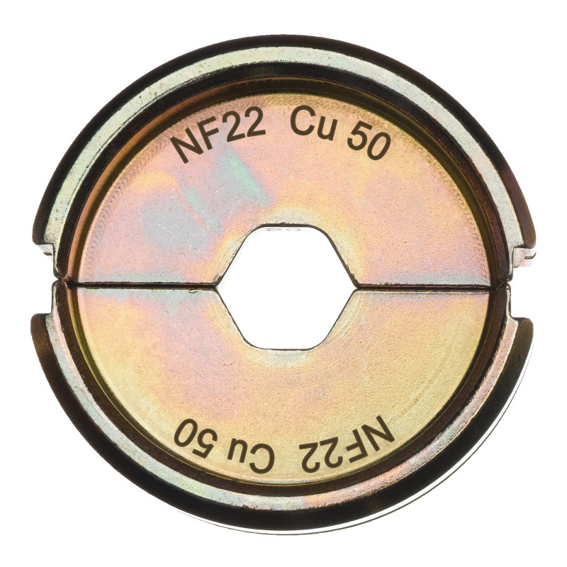 Nf22 Cu 50 - Matrice De Sertissage 50 Mm²-Milwaukee Systeme Attachement