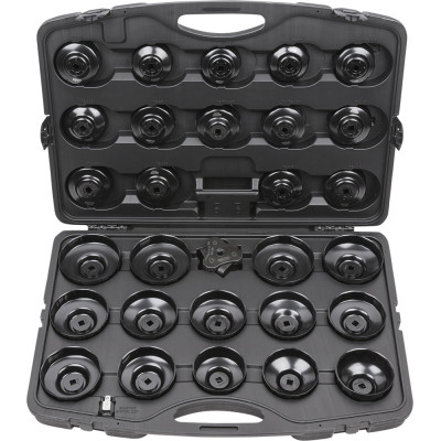 Coffret De Cloches Pour Filtre À Huile 3/8'' + 1/2'', 30 Pcs
