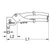 Pince À Riveter À Tête Pivotante 360°, L. 290 mm