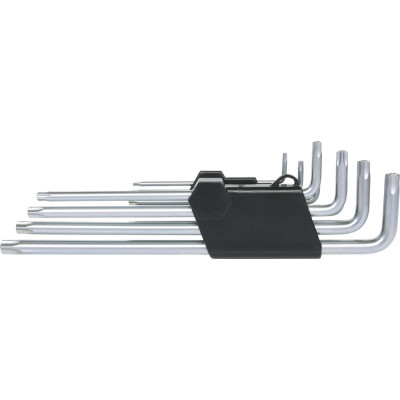 Jeu De Clés Mâles Torx® 5 Pans Percées Extra Longues, 9 Pièces: T10 - T15 - T20