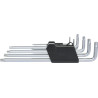 Jeu De Clés Mâles Torx® 5 Pans Percées Extra Longues, 9 Pièces: T10 - T15 - T20
