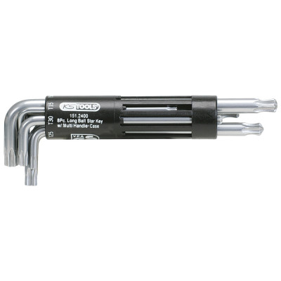 Jeu De 8 Clés Mâles Torx® À Tête Sphérique Longue, T10 À T50