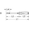 Tournevis Porte-Embout 1/4'' Ergotorqueplus, Flexible, 200Mm