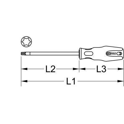 Tournevis Ergotorqueplus® Torx, T3