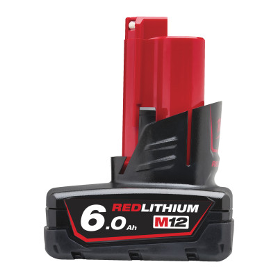 M12 B6 - 12V 6Ah Red Lithium - Système M12 -Milwaukee Batteries, Chargeurs, Lamp