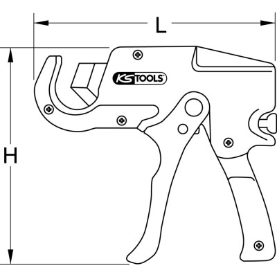 Cisaille «Revolver» Pour Tubes Plastiques, Ø6 - 35 mm