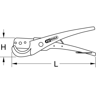 Pince Coupante Pour Tubes Plastiques, Ø0 - 35 mm