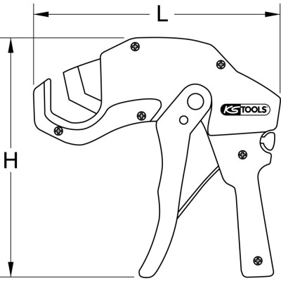 Cisaille «Revolver» Pour Tubes Plastiques, Ø6 - 42 mm
