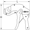 Cisaille «Revolver» Pour Tubes Plastiques, Ø6 - 42 mm