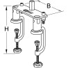 Support De Fixation Pour Établi Pour 222.5200