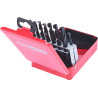 Coffret De 19 Forets HSS Laminés, Ø1,0-10,0 mm