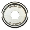 Din22 Al 50 - Matrice De Sertissage 50 Mm²-Milwaukee Systeme Attachement