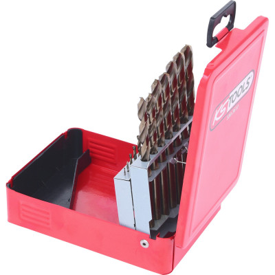 Coffret De 19 Forets HSS-CO Au Cobalt, Ø1,0-10,0 mm