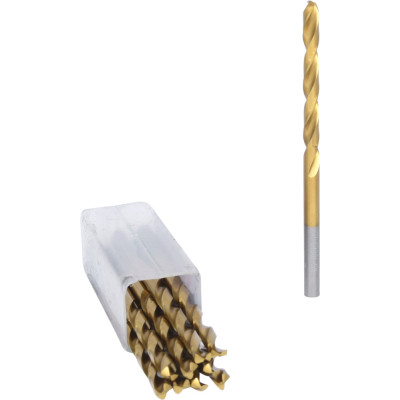 Lot De 10 Forets HSS-Tin Au Titane, Ø3,1 mm