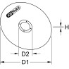Lot 25 Disques À Tronçonner, Ø 50 X 1,6 mm