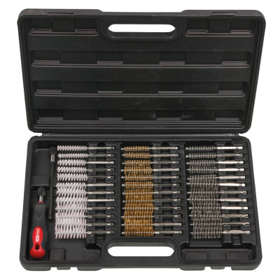 Jeu De Brosses De Nettoyage Pour Puit De Bougie De Préchauffage Ou D'Injecteur