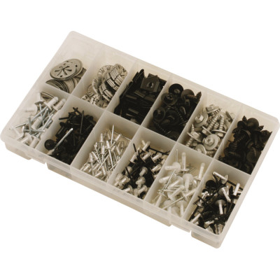 Assortiment D'Attaches Métalliques, 400 Pcs