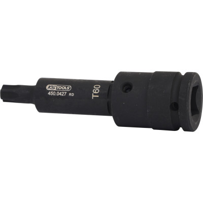 Douille Tournevis À Chocs Torx Longue, T60 - Sur Carte