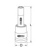 Douille À Chocs Pour Culasse Torx® 3/4'', L.140 mm - E20 - Sur Carte