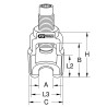 Extracteur De Rotule Universel Vibro-Impact 3/4'', 58X115 mm