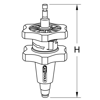 Adaptateur Conique De Test Pour Circuit De Refroidissement, 37-39,5 mm