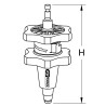 Adaptateur Conique De Test Pour Circuit De Refroidissement, 37-39,5 mm