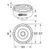 Douille À 6 Ergots 3/4'', Ø 86 mm Pour Daf