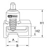 Arrache-Rotules Pour Volvo, 85,0 mm