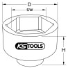 Douille 6 Pans Pour Écrou D'Essieu Daf, 1'' 120 mm