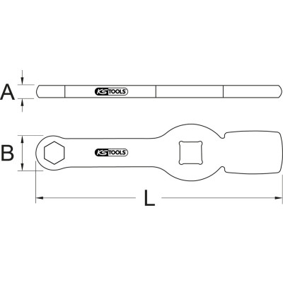 Clé À Frapper 18Mm Pour Étrier De Frein