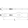 Clé À Frapper Coudée 24Mm Pour Raccords D'Étriers De Frein