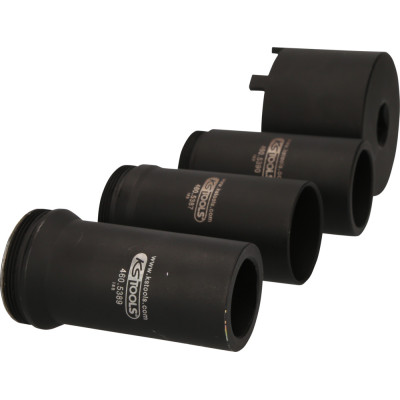 Jeu de douilles à 6 ergots Ø 75 mm avec 3 tubes de centrage pour Mercedes, 4