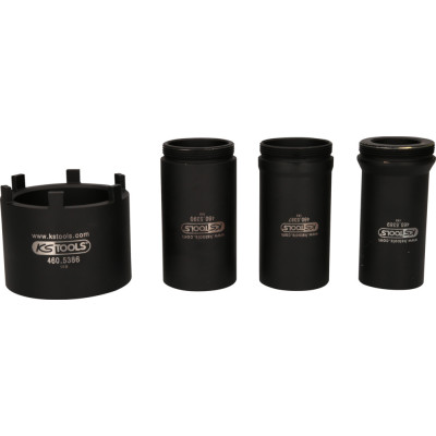 Jeu de douilles à 6 ergots Ø 75 mm avec 3 tubes de centrage pour Mercedes, 4