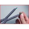 Pointes Droites Pour Pinces À Circlips À Double Articulation, 1,3Mm, 2 Pcs