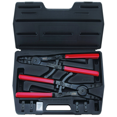 Coffret De Pinces À Circlips Intérieur Et Extérieur, 14 Pièces