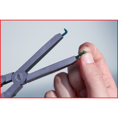 Pointes Coudées Pour Pinces À Circlips À Double Articulation, 1,3Mm, 2 Pcs